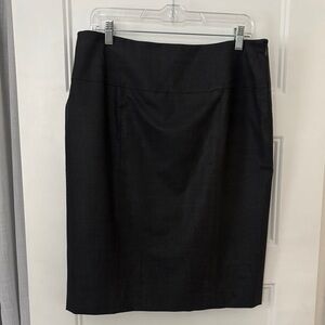 Jones New York Black Tailored Pencil Skirt